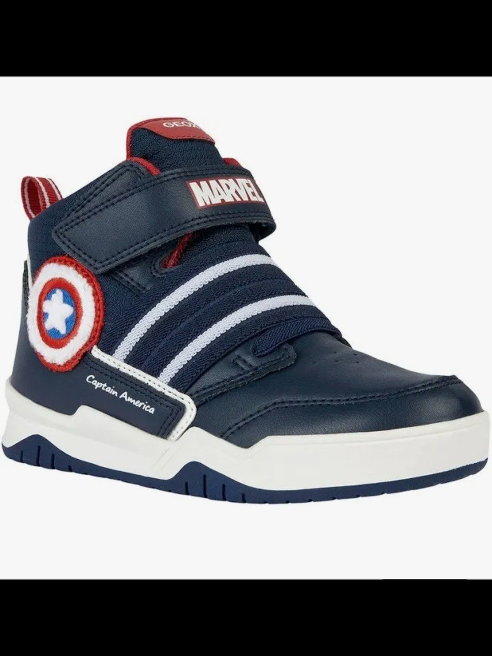 Geox Perth Captain America Kids High-Top Sneakers